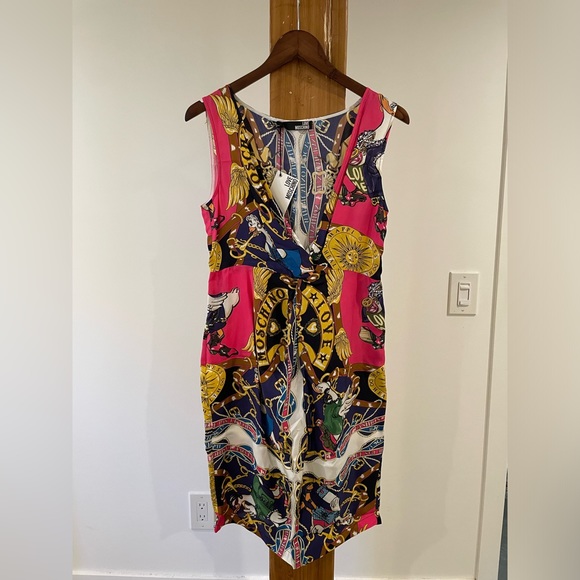 Love Moschino - multi duck print knot dress - Picture 2 of 3